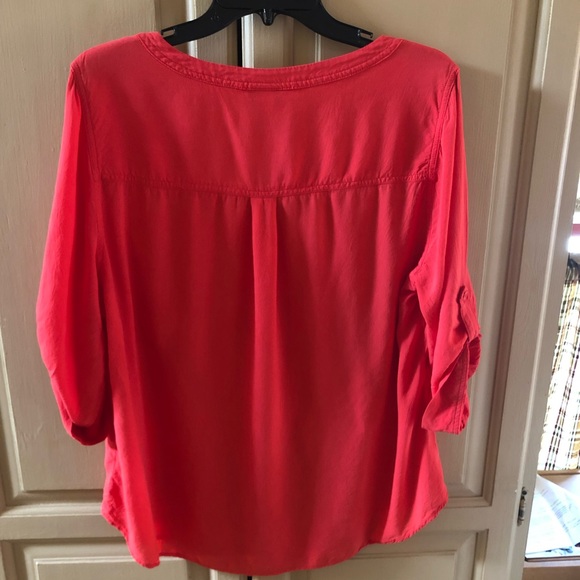 Torrid - Coral Pocket Shirt - Picture 5 of 5
